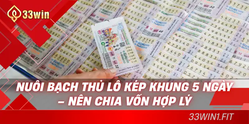 Nuôi bạch thủ lô kép khung 5 ngày – nên chia vốn hợp lý