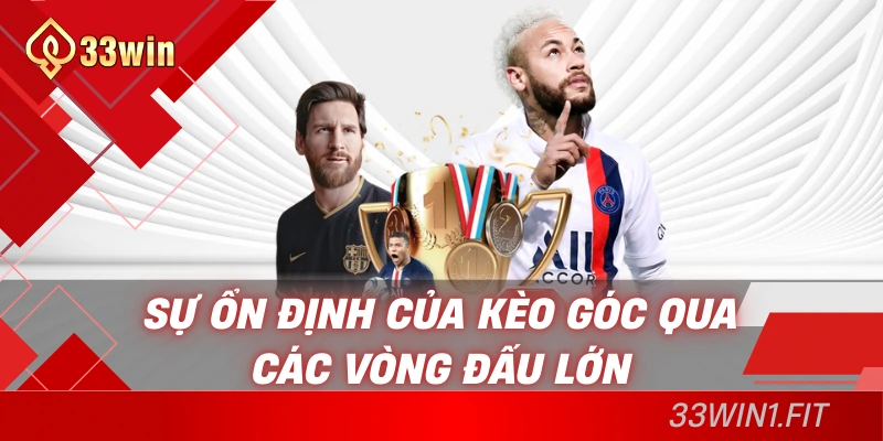 Sự ổn định của kèo góc qua các vòng đấu lớn